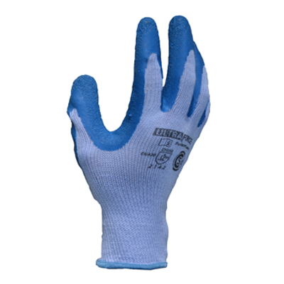 GUANTE ULTRAFORCE POLIESTER LATEX CORRUGADO (02306)