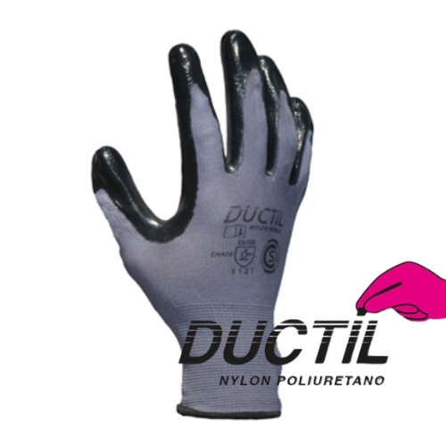 Guante nylon nitrilo Ductil impermeable