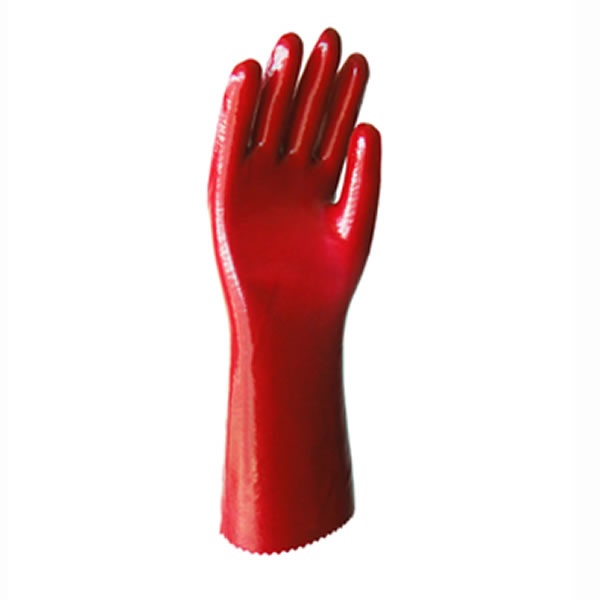 GUANTE PVC ROJO VICUÑA