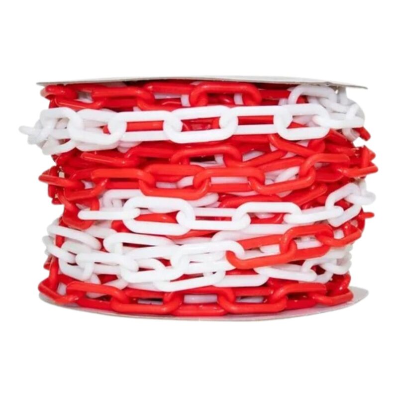 CADENA PLÁSTICA ROJA Y BLANCA 8x23x49mm (03742) - Imagen 4