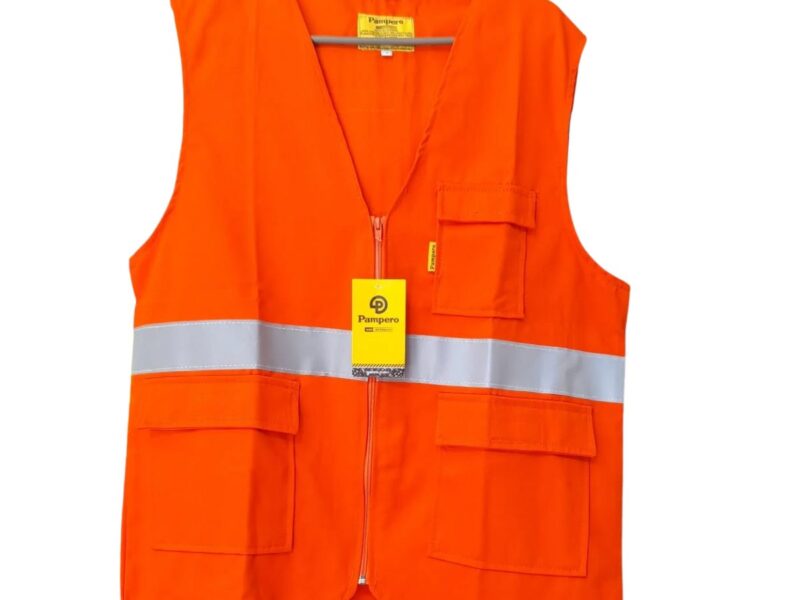 CHALECO DE GABARDINA CON REFLECTIVO PAMPERO