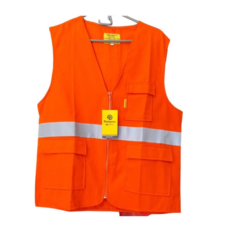 CHALECO DE GABARDINA CON REFLECTIVO PAMPERO