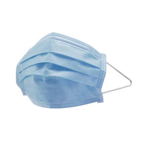 Barbijo SMS 45gr tableado tricapa con elástico lavable
